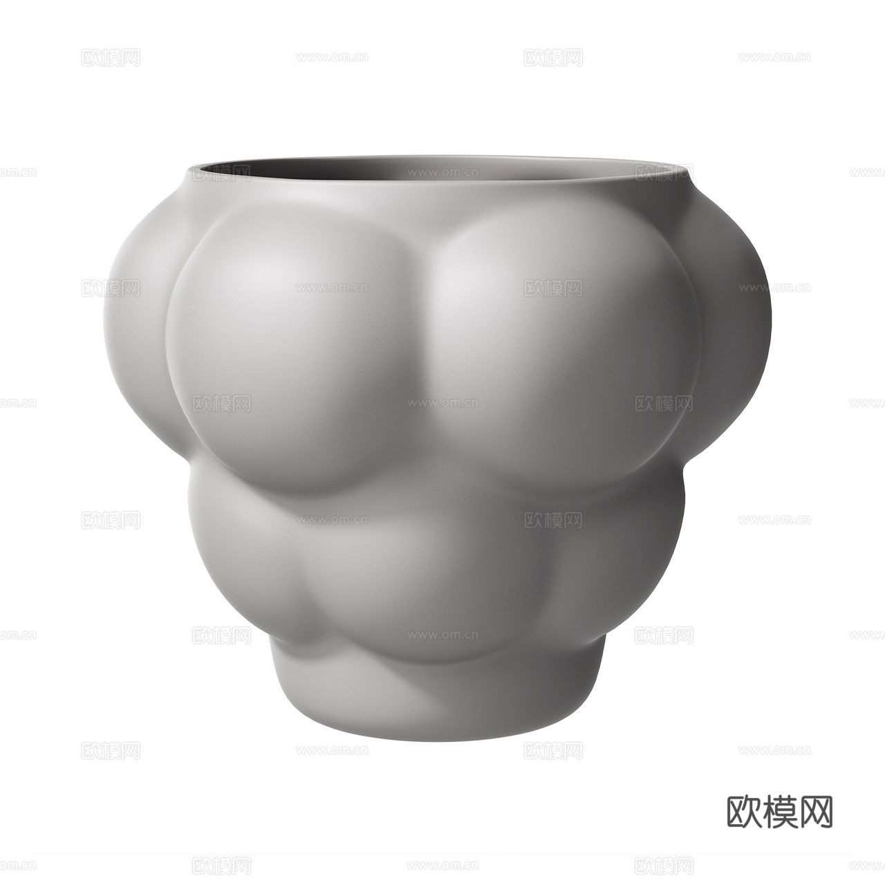 Louise 复古花瓶 花瓶摆件 装饰品摆件 花艺花瓶 陶瓷3d模型