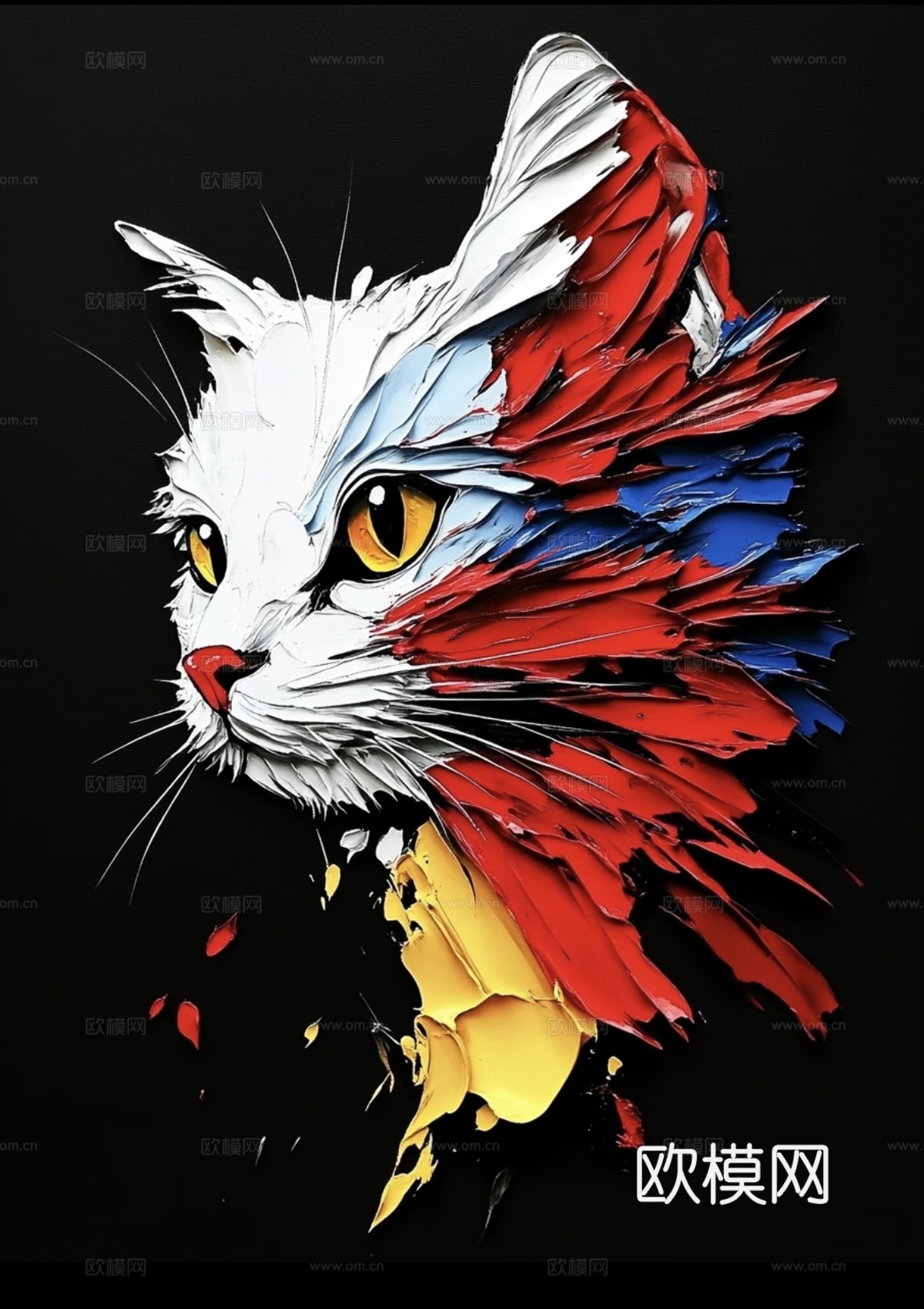 现代动物装饰画