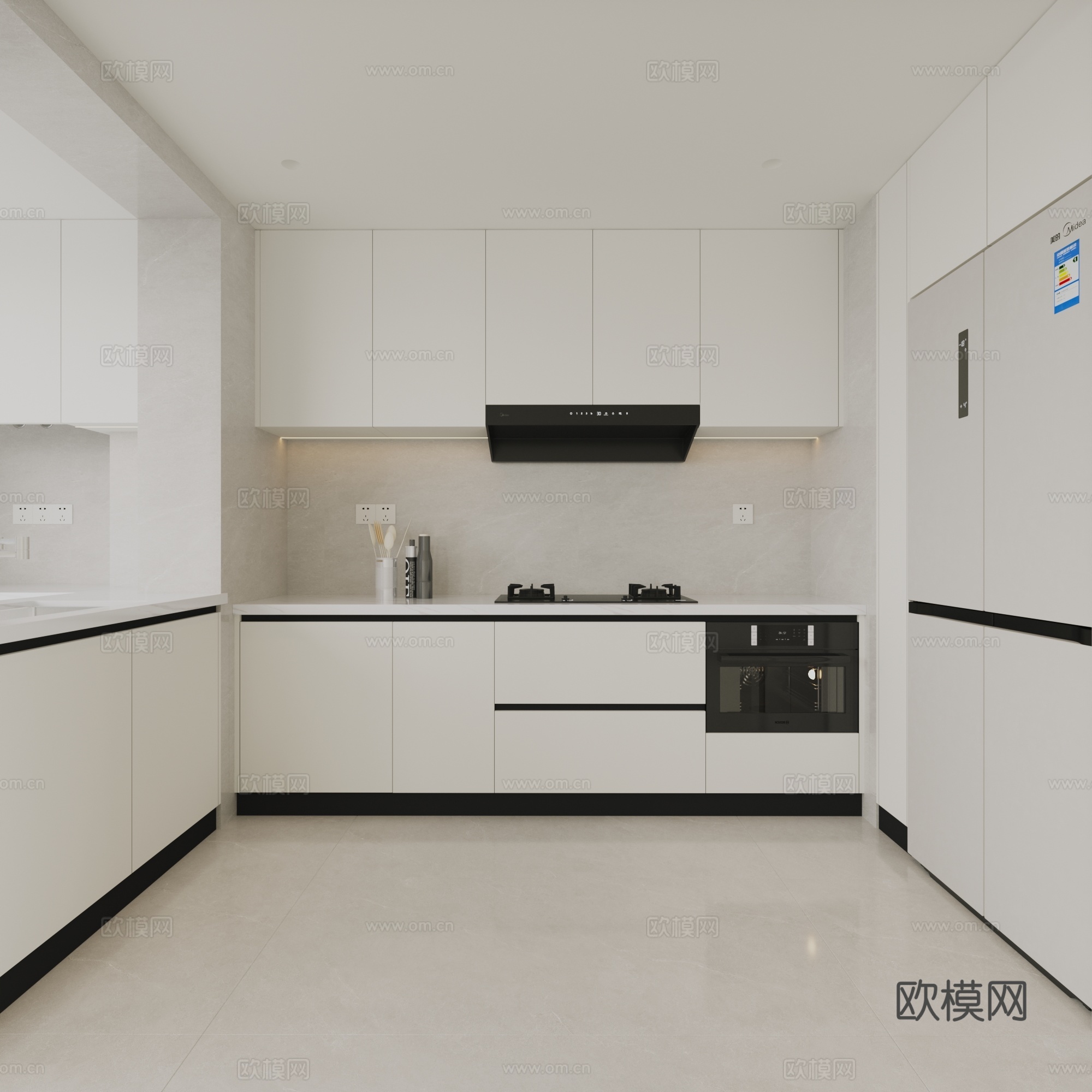 厨房空间3d模型