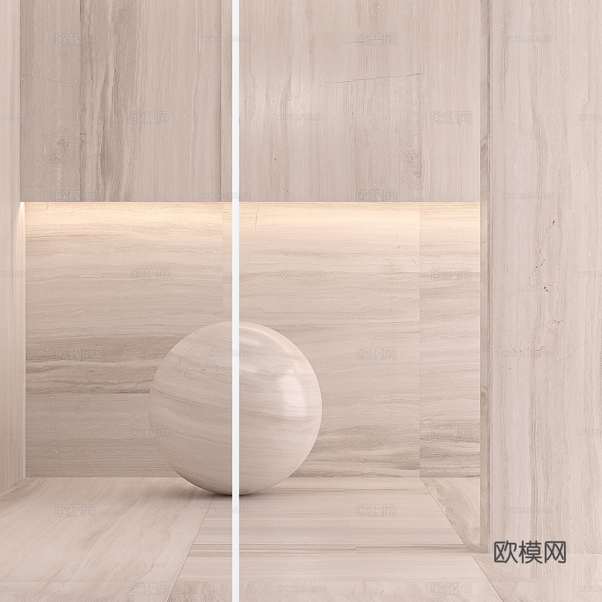 新中式轻奢大理石 岩板 奢石3d模型