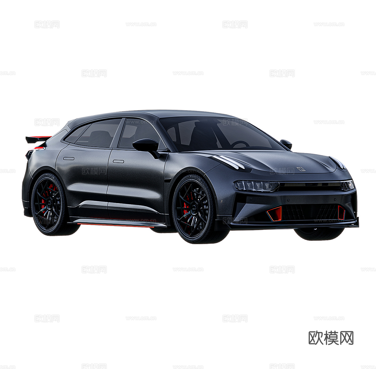 极氪（Zeekr）001 FR 轿跑3d模型