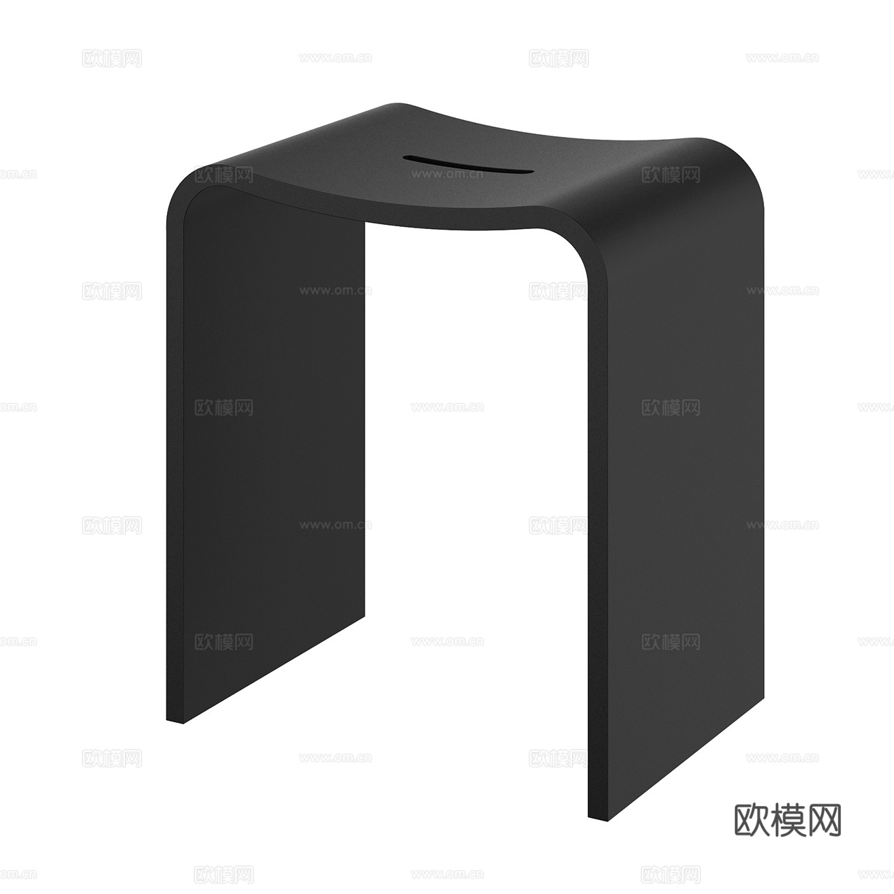Decor 现代极简凳子 淋浴凳 换鞋凳 化妆凳3d模型