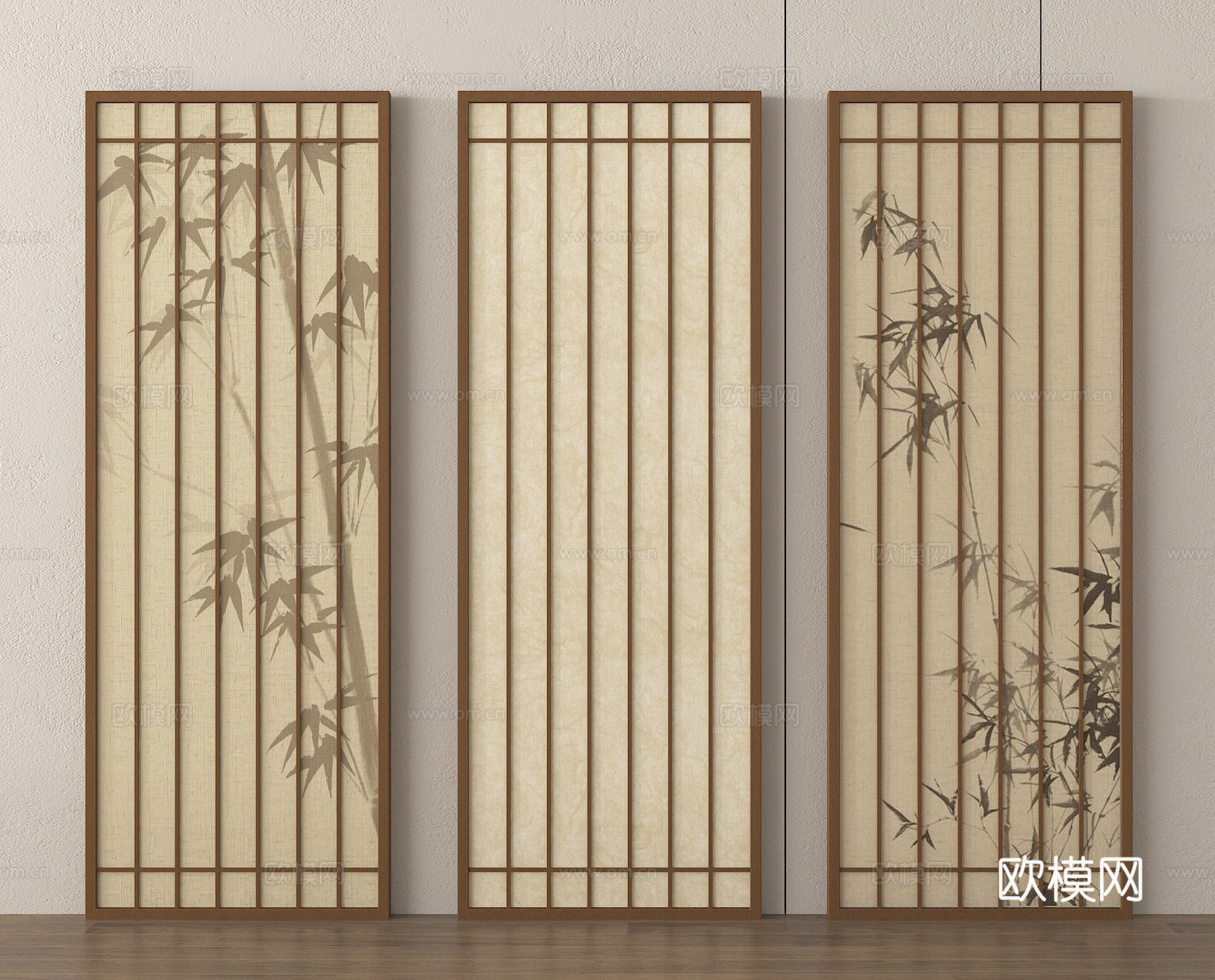 屏风 隔断3d模型下载