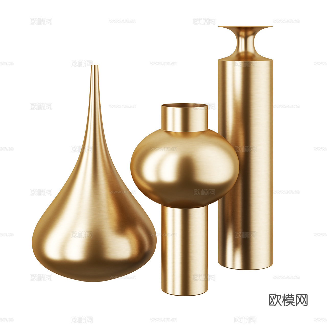 Tom Dixon 装饰品摆件 金属饰品 金属器皿 艺术品3d模型