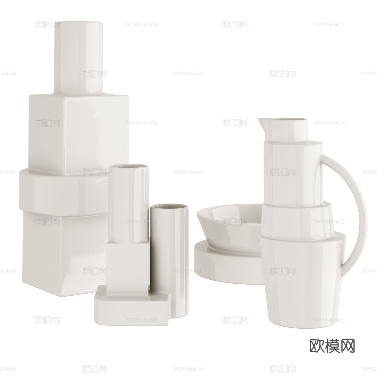 Tom Dixon 现代装饰品摆件 装饰品 艺术品 陶瓷3d模型