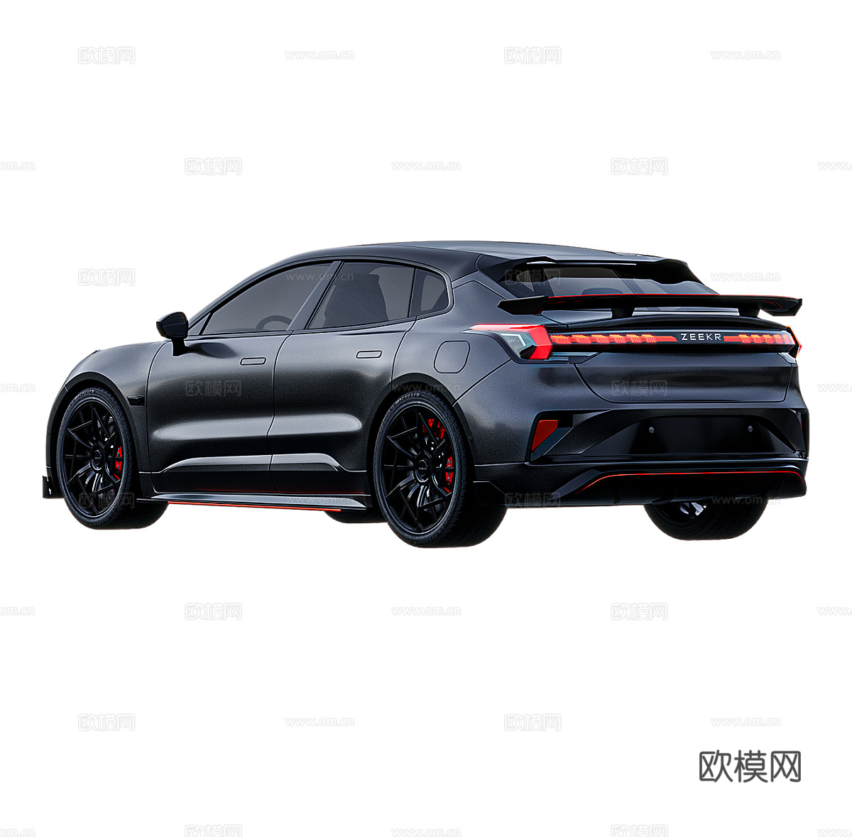 极氪（Zeekr）001 FR 轿跑3d模型