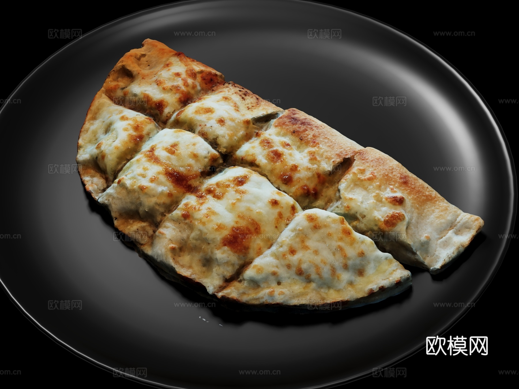 韭菜盒子 煎饺 面食3d模型