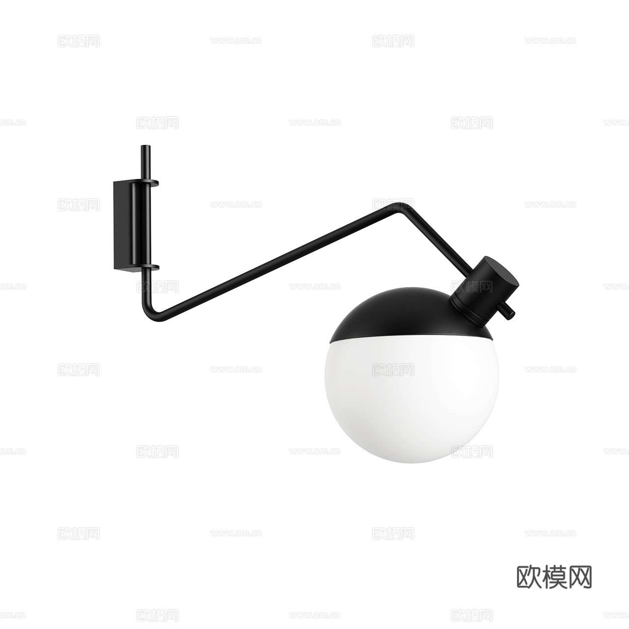 Grupa 极简壁灯 金属壁灯 球形壁灯 玻璃壁灯 现代壁灯3d模型