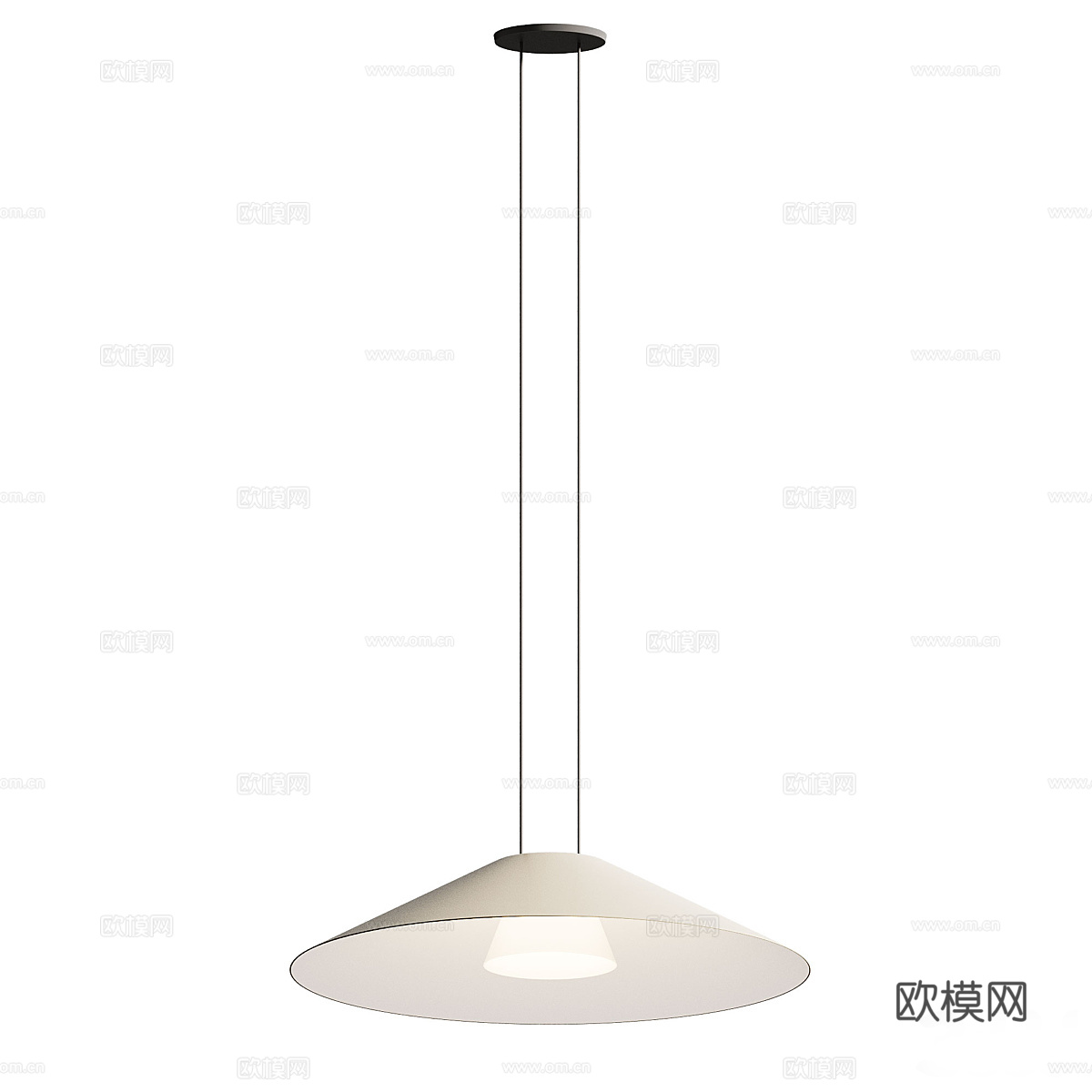 现代极简装饰吊灯3d模型