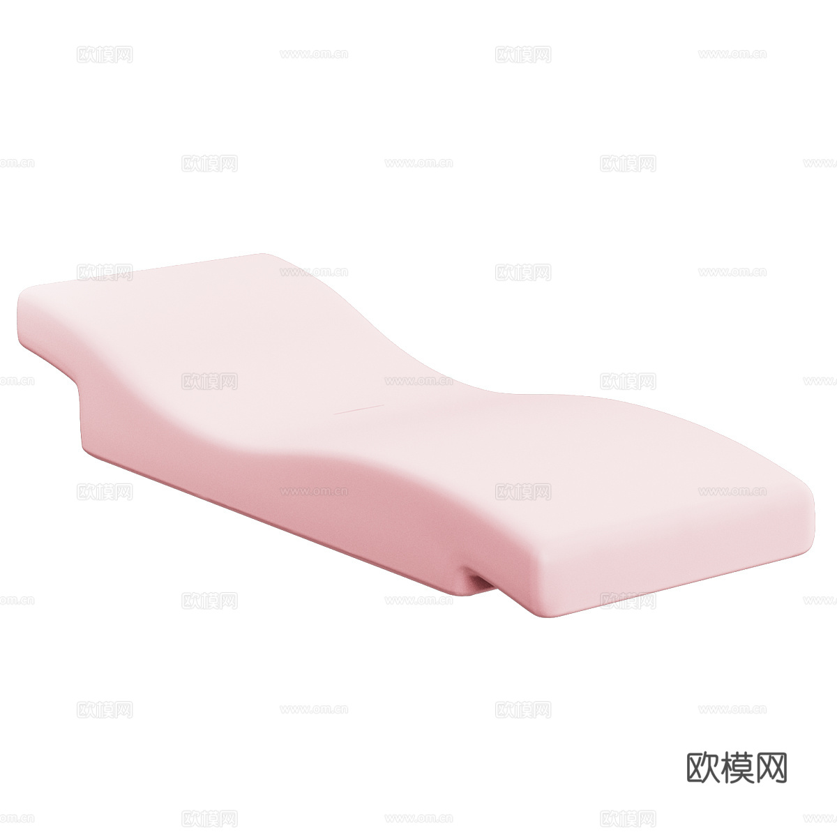现代意式极简躺椅3d模型