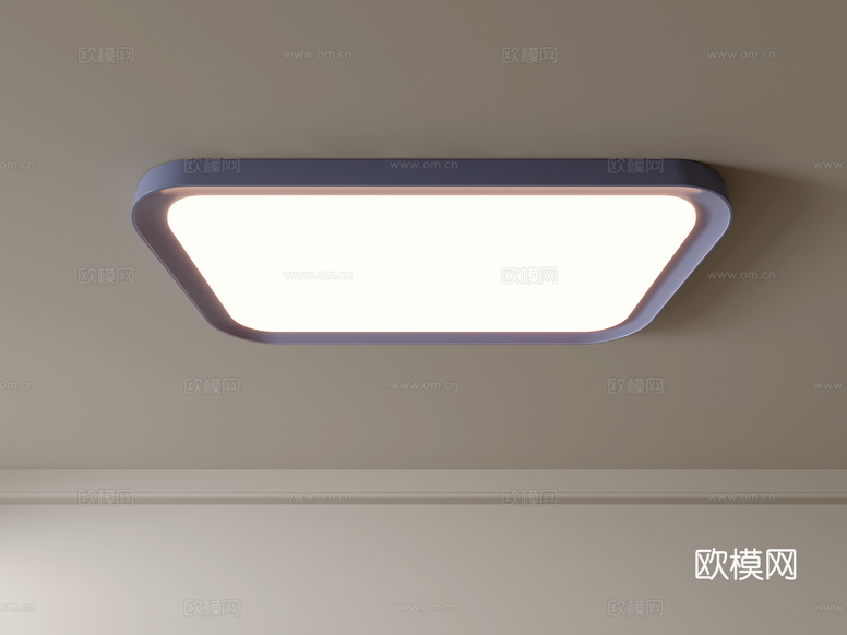 现代吸顶灯 几何形吸顶灯 卧室灯 艺术造型灯具 时尚客厅灯3d模型下载