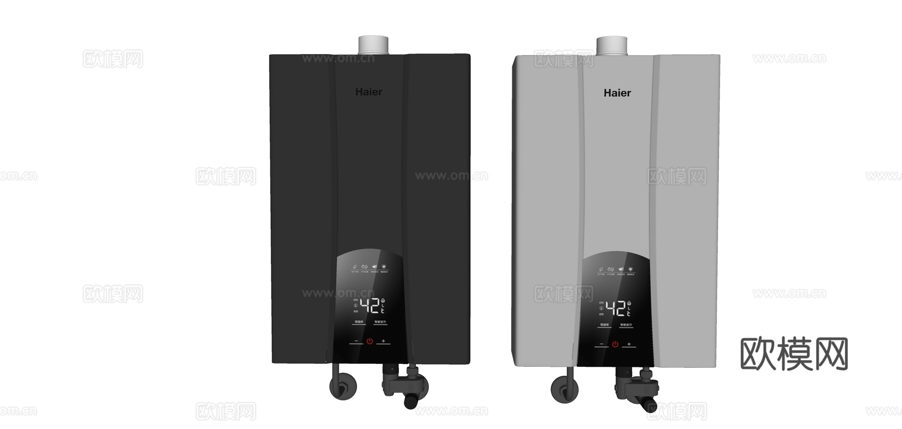 家电 热水器su模型