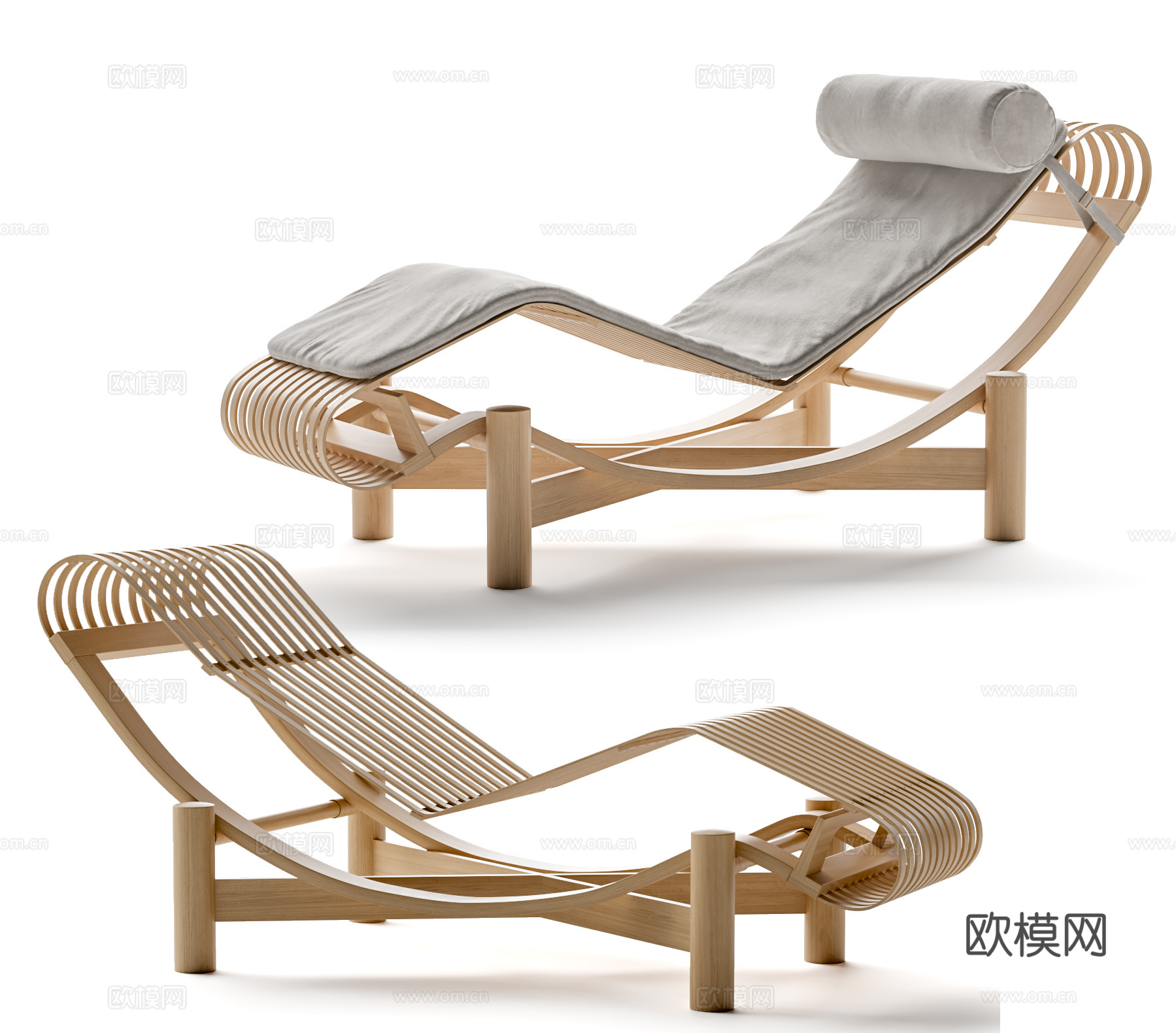 Cassina Tokyo躺椅 懒人椅 懒人榻3d模型