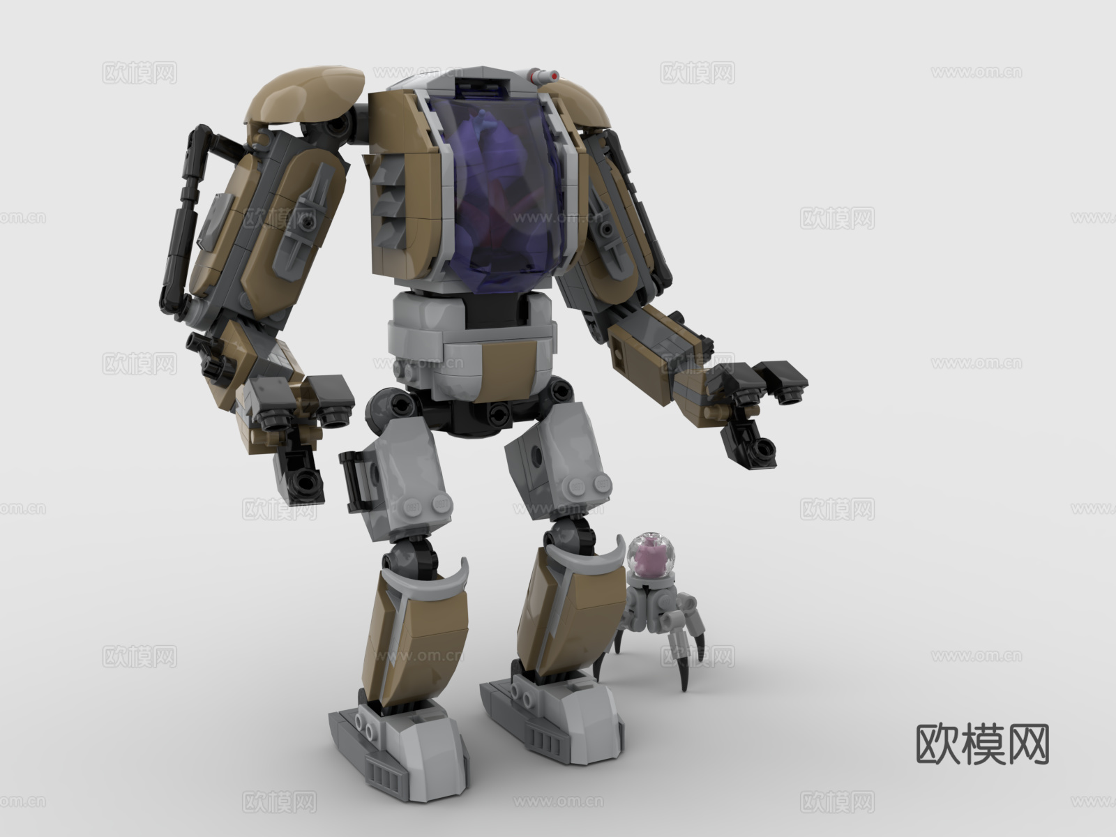 乐高 LEGO 玩具 积木 高达 机械战士 战斗机器人 战争3d模型