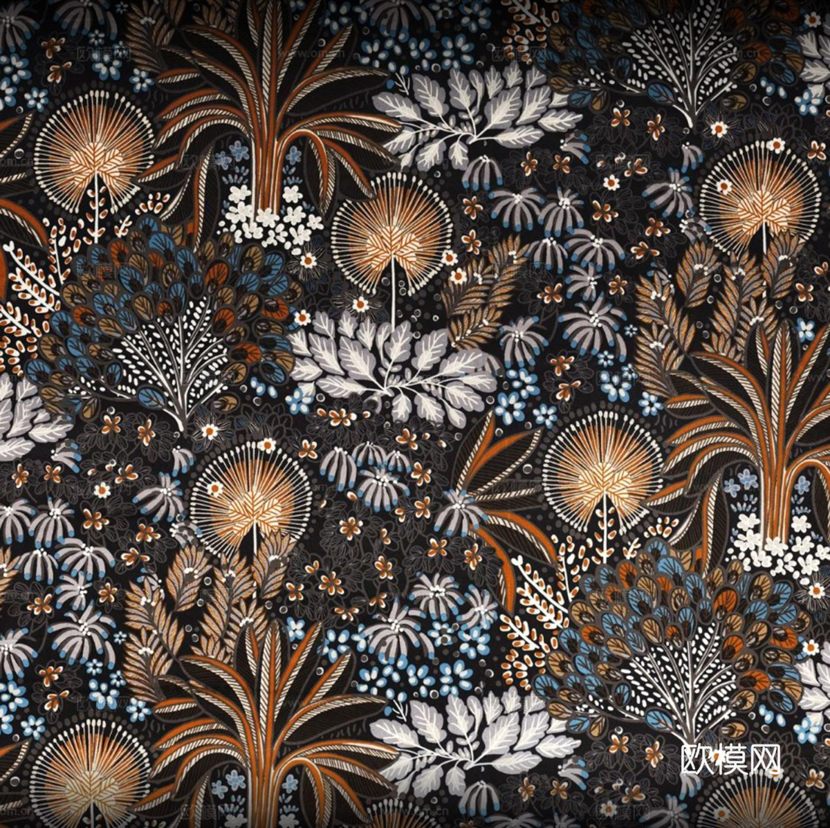 现代植物花卉挂画背景画