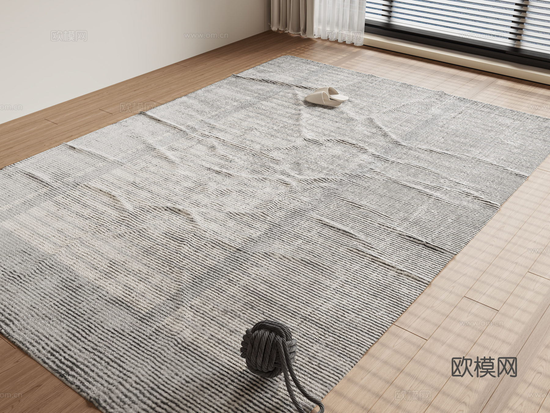 现代风格地毯3d模型