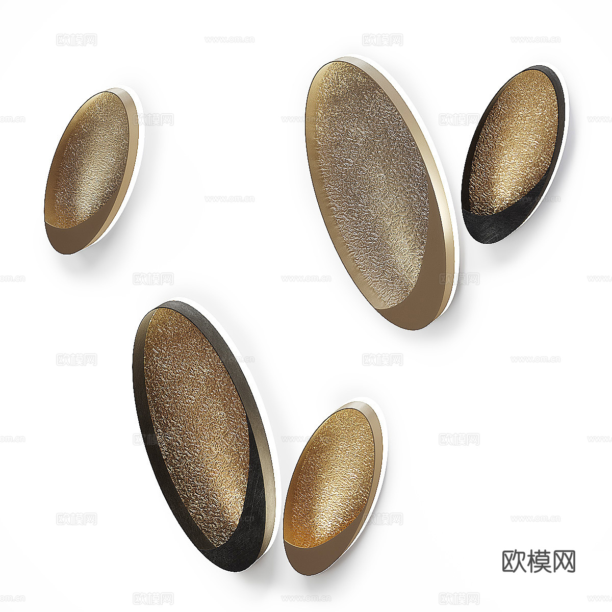 现代轻奢极简装饰壁灯3d模型