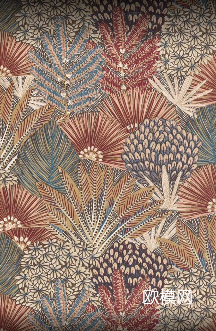 现代植物花卉挂画背景画