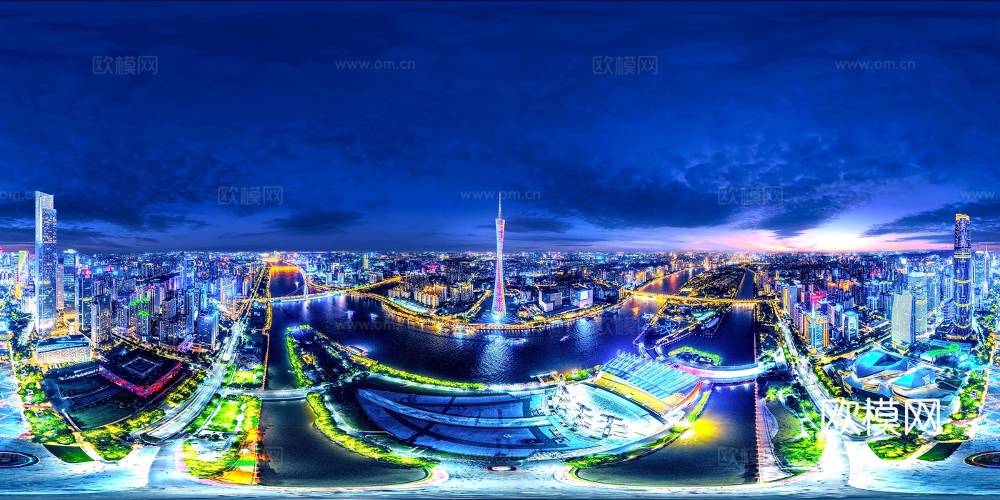 高清城市夜景HDR贴图