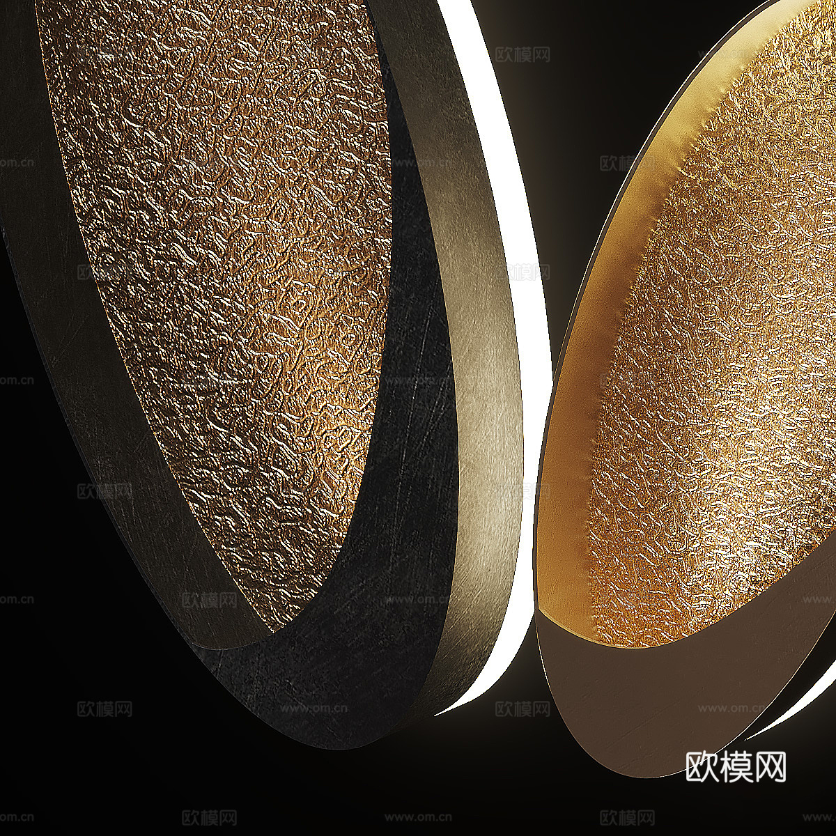 现代轻奢极简装饰壁灯3d模型