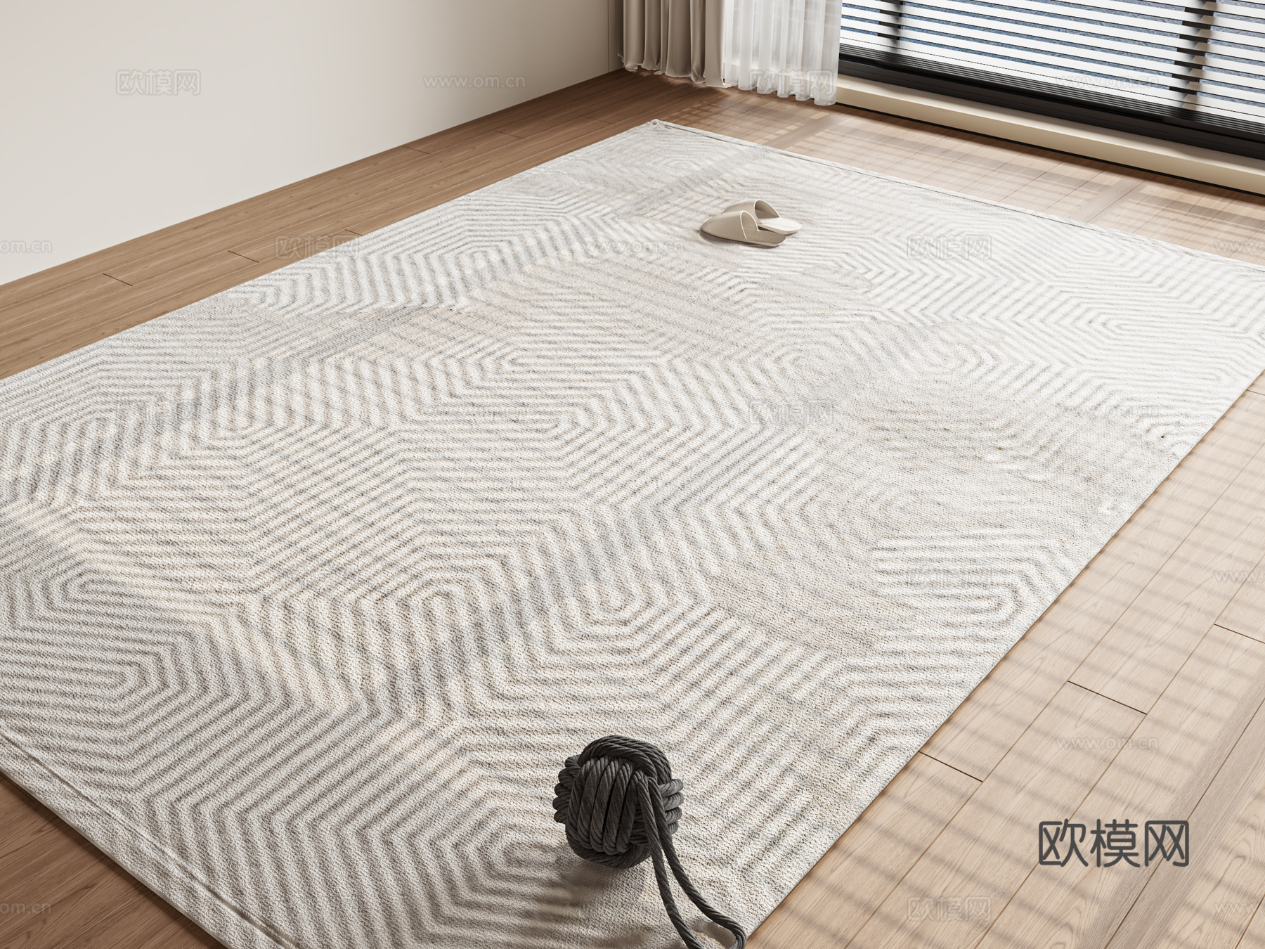 现代风格地毯3d模型