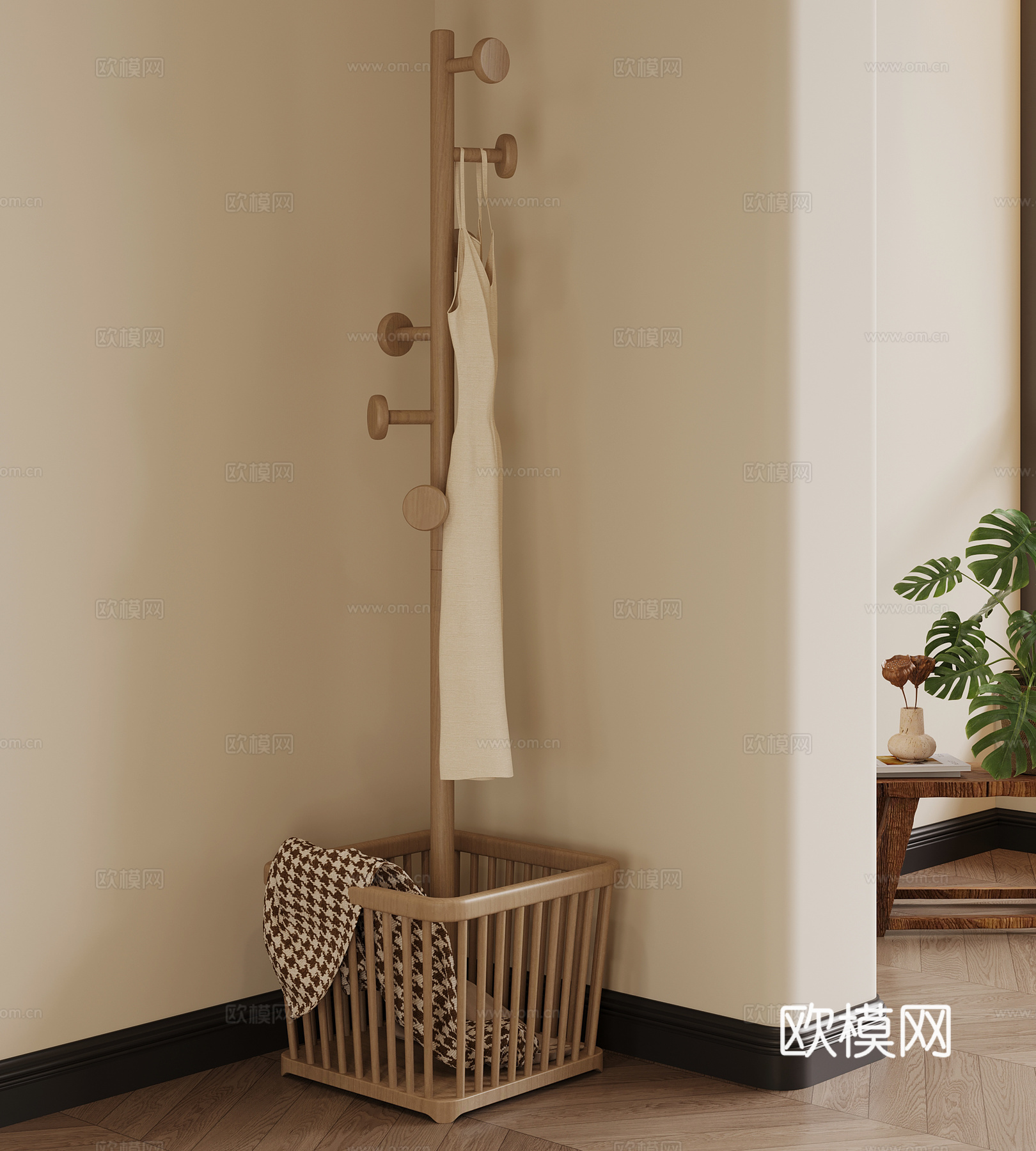 衣架 现代衣架su模型