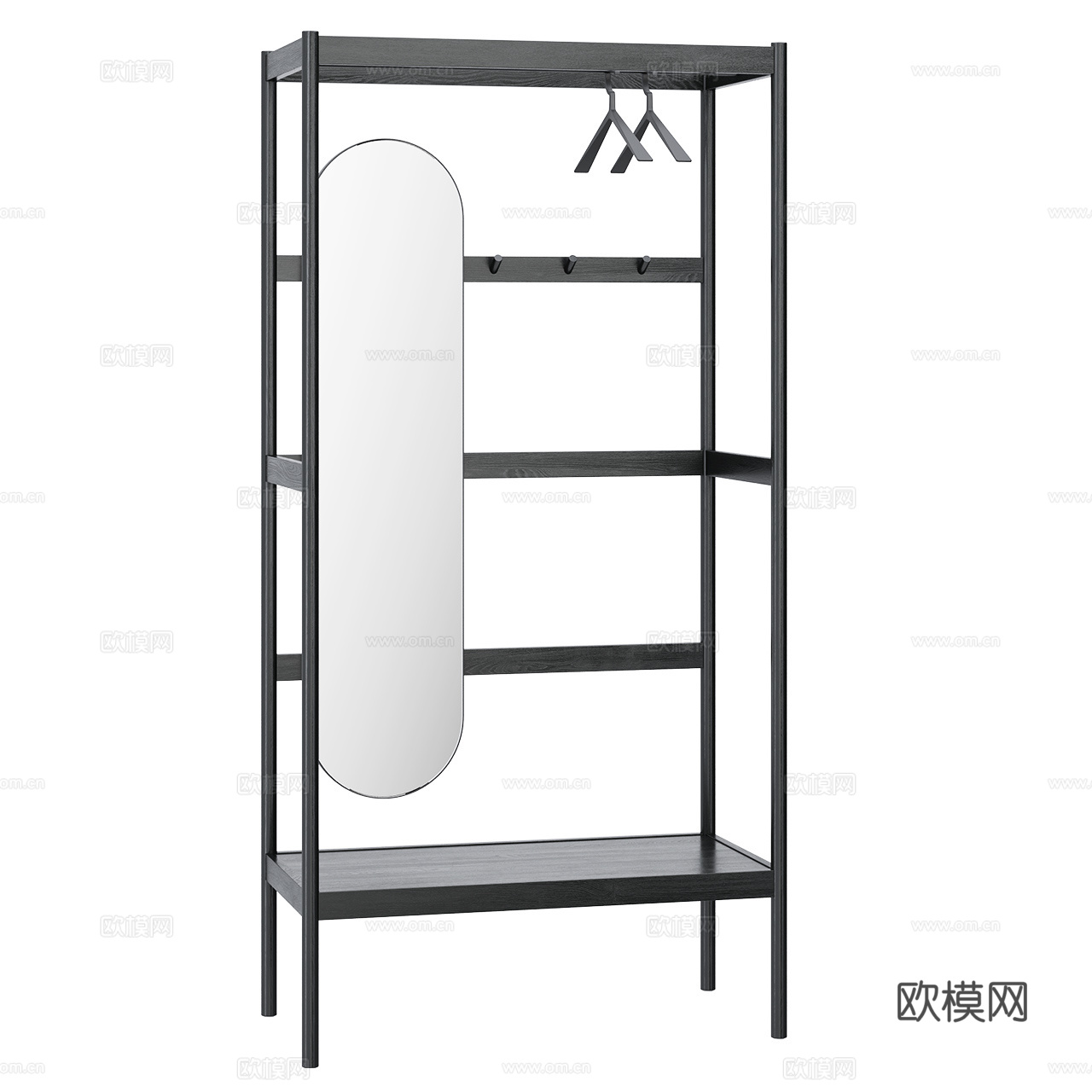 Schonbuch 北欧衣架 极简衣架 极简衣柜 开放式衣柜3d模型