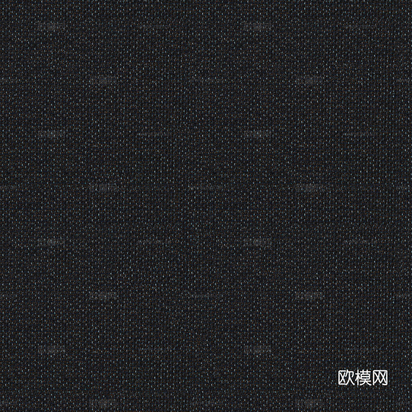 黑色棉布针织布纹高清无缝下载(渲染图1)