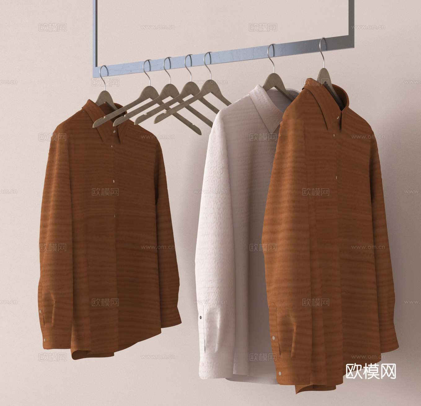 衣服挂3d模型
