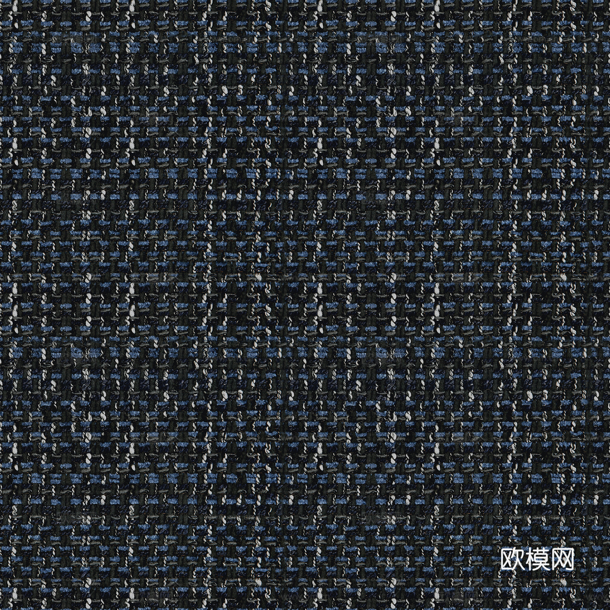 蓝色编织布纹高清无缝