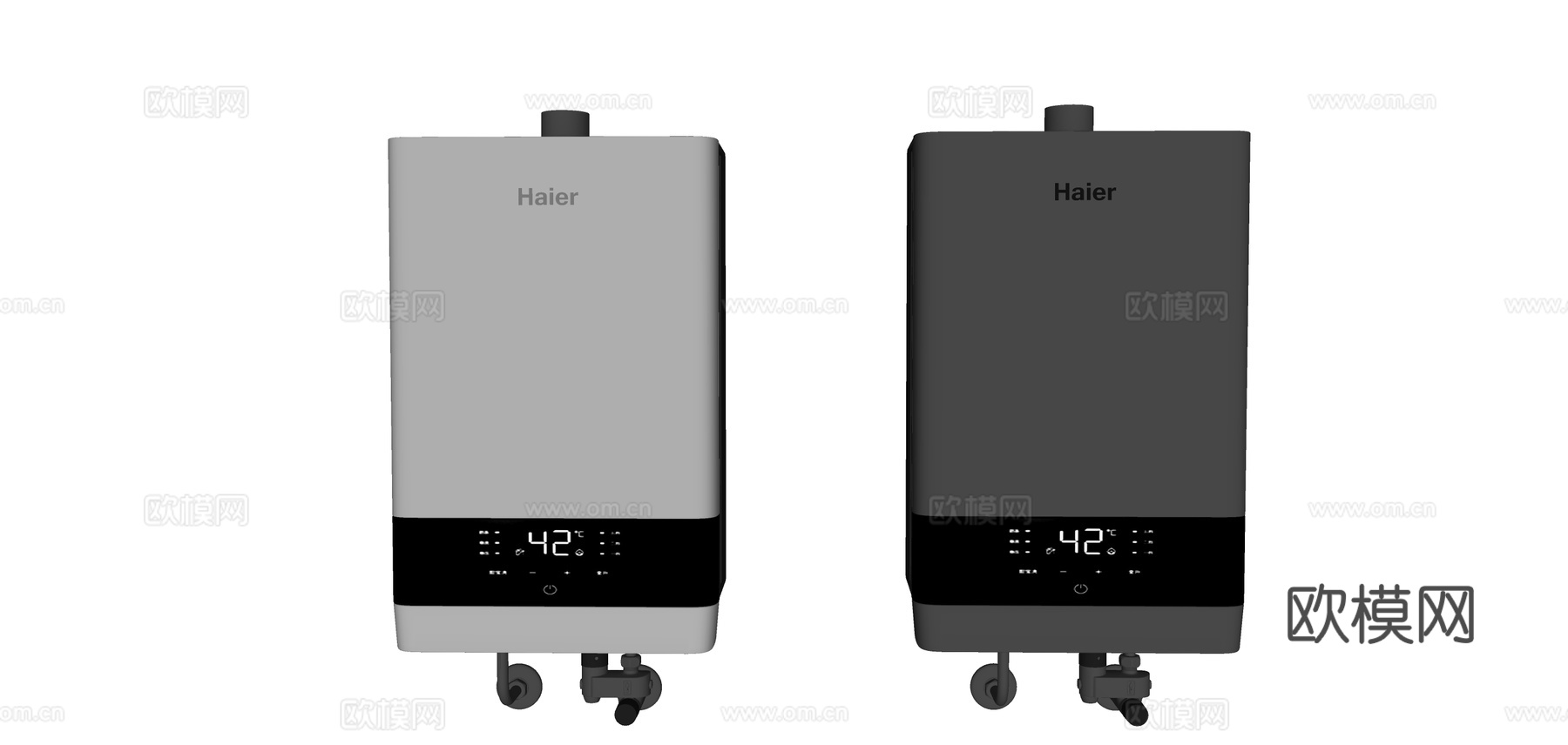 家电 热水器su模型