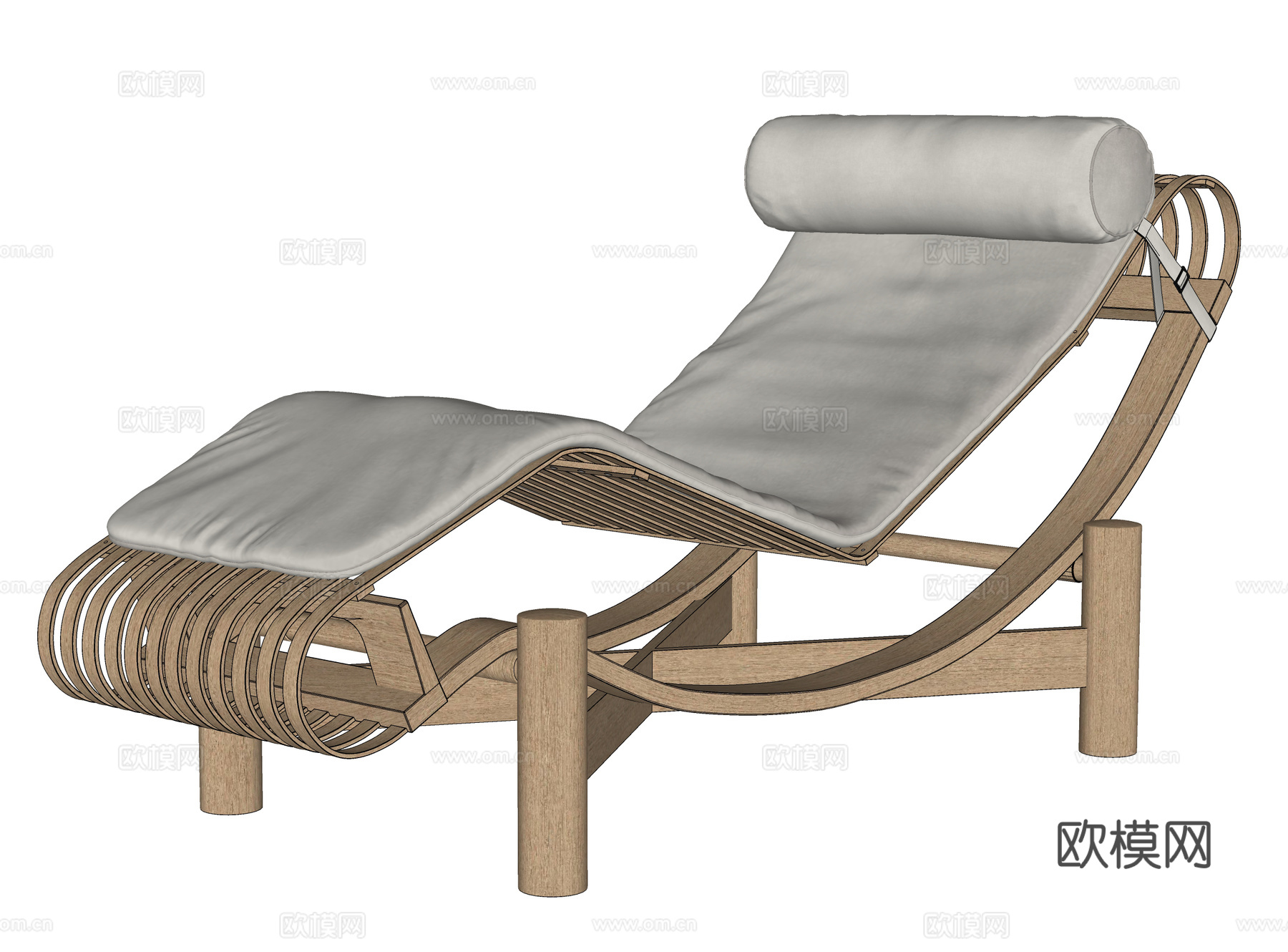 Cassina Tokyo躺椅 懒人椅 懒人榻su模型