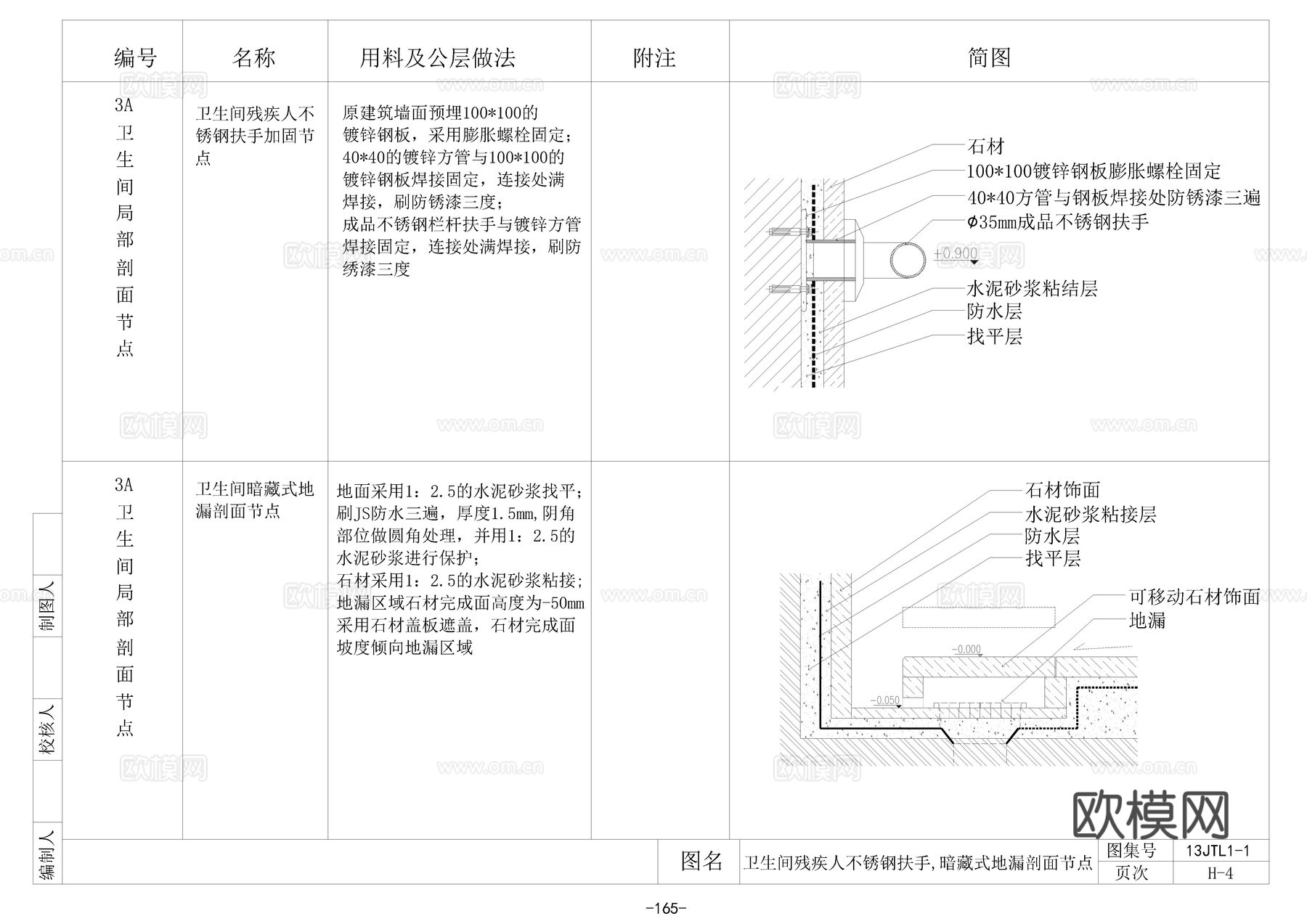 其它类大样图cad施工图