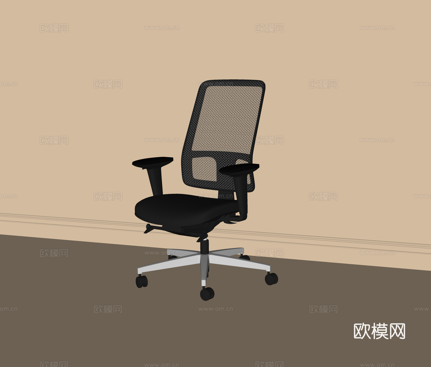 现代办公椅su模型