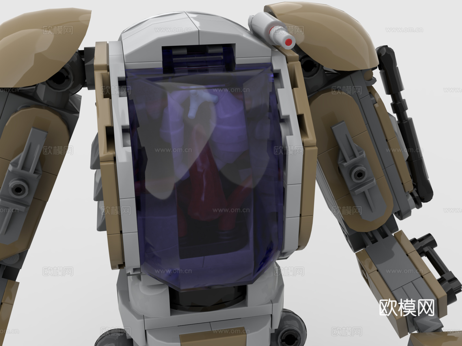 乐高 LEGO 玩具 积木 高达 机械战士 战斗机器人 战争3d模型