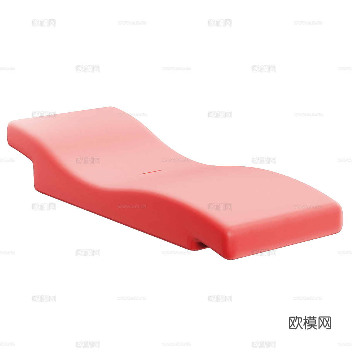 现代意式极简躺椅3d模型