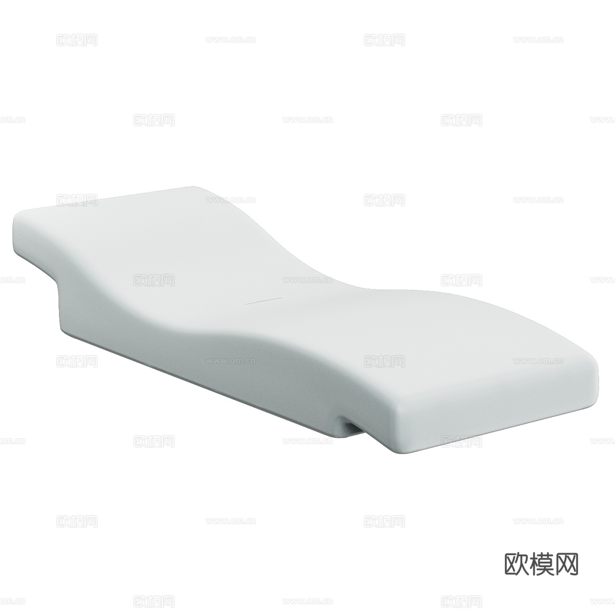 现代意式极简躺椅3d模型