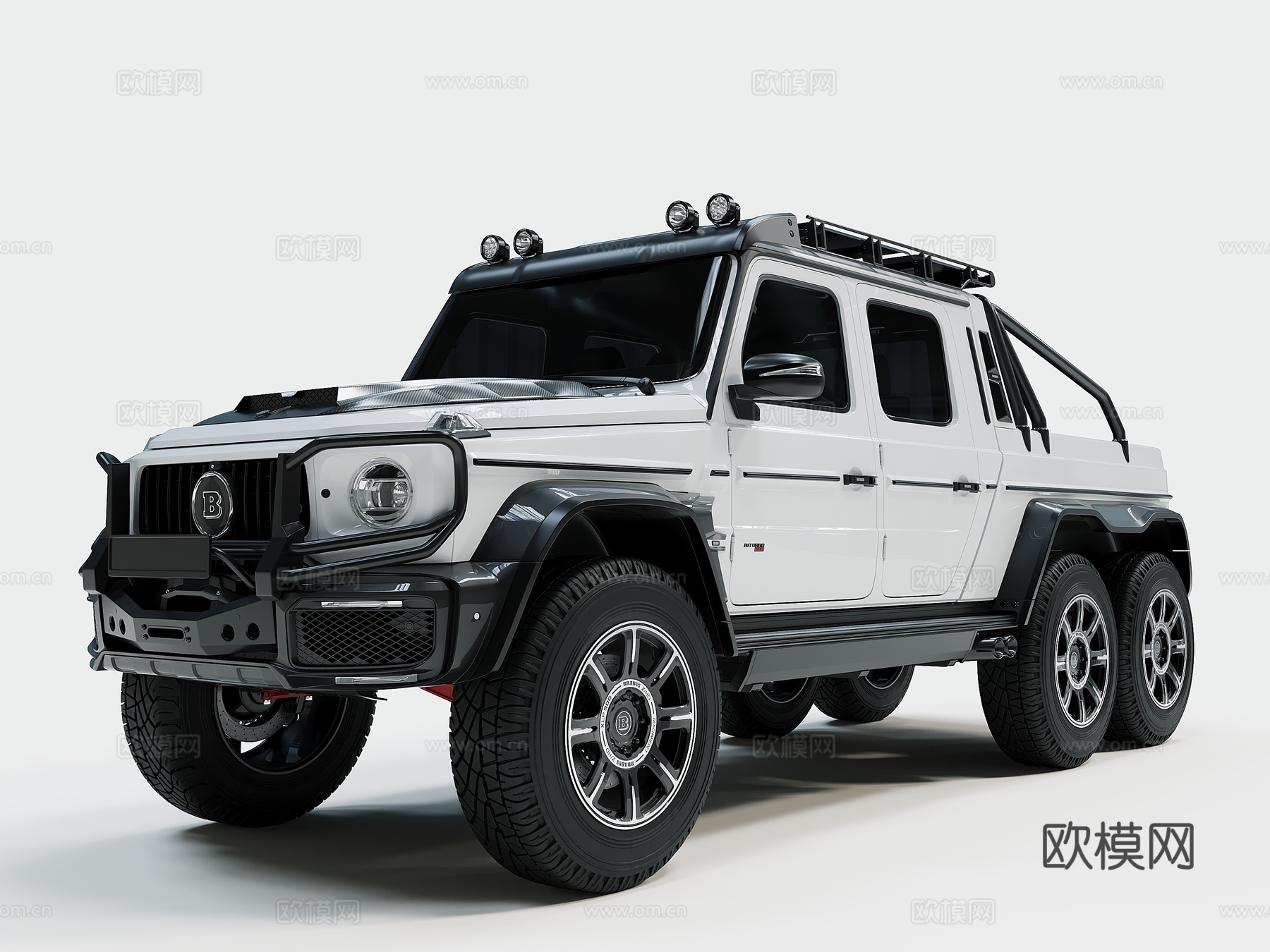 大G巴博斯 XLP 800 6×6 探险版 2023款3d模型