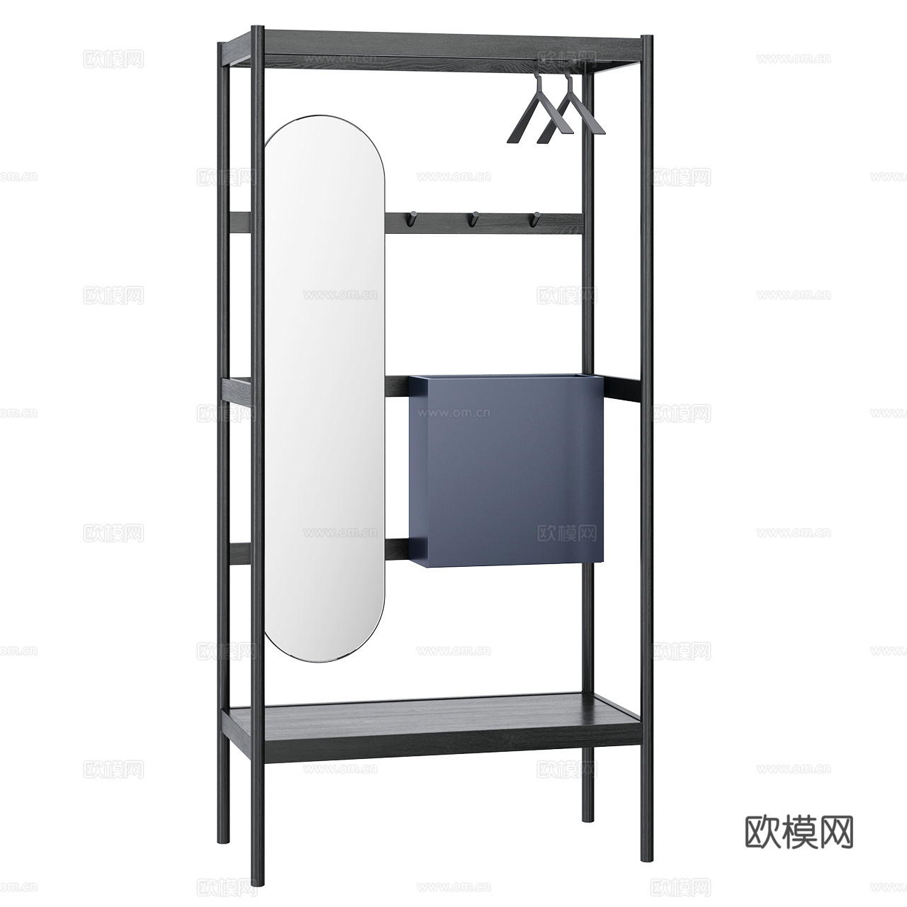 Schonbuch 北欧衣架 极简衣架 极简衣柜 开放式衣柜3d模型