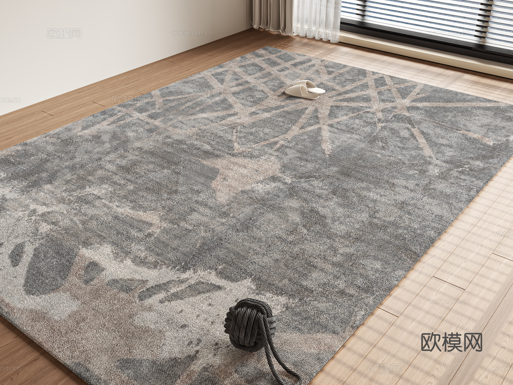 现代风格地毯3d模型