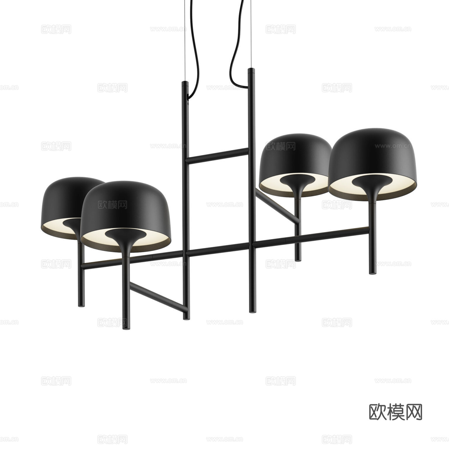 Bover 经典吊灯 装饰吊灯 多头吊灯 金属吊灯 餐厅吊灯3d模型