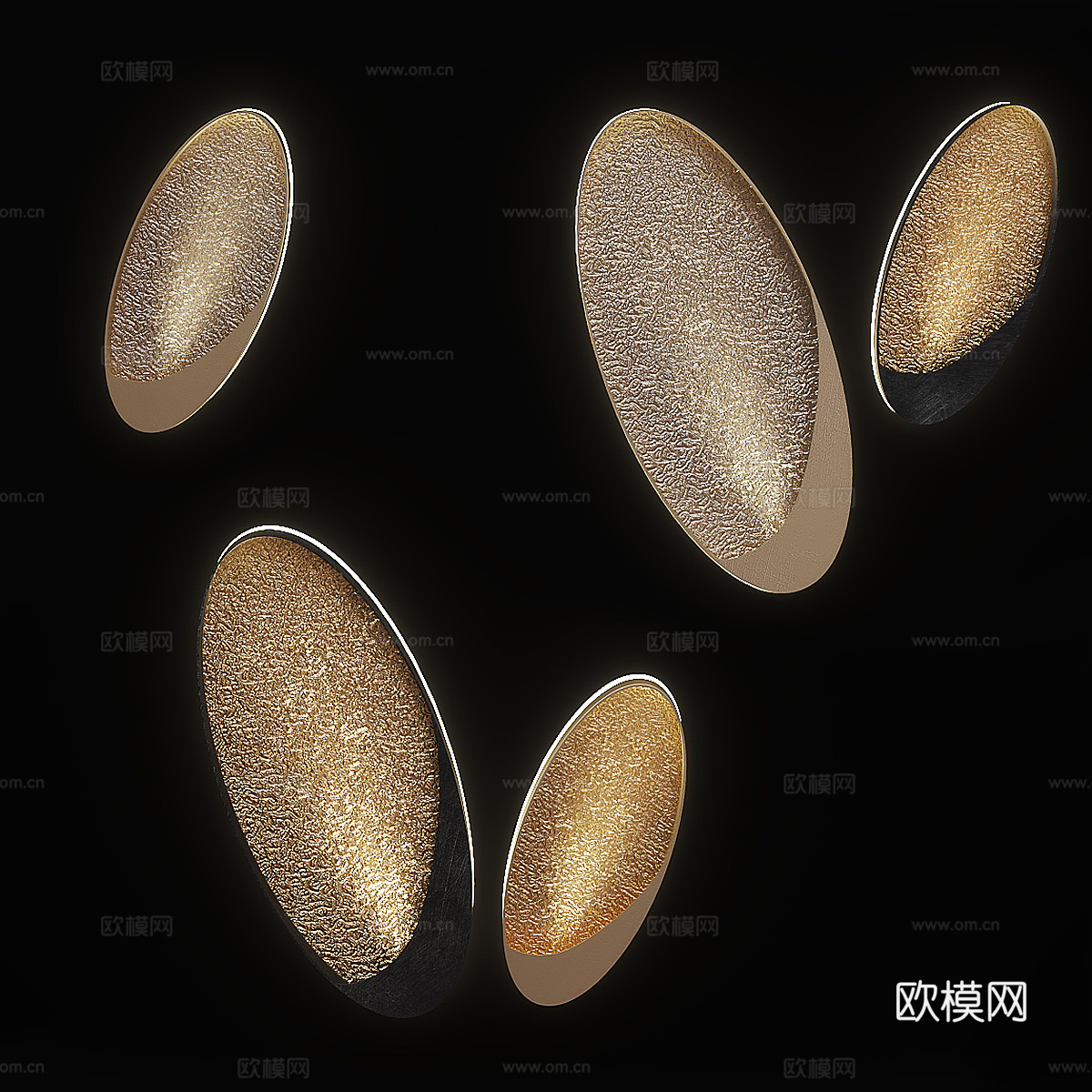 现代轻奢极简装饰壁灯3d模型