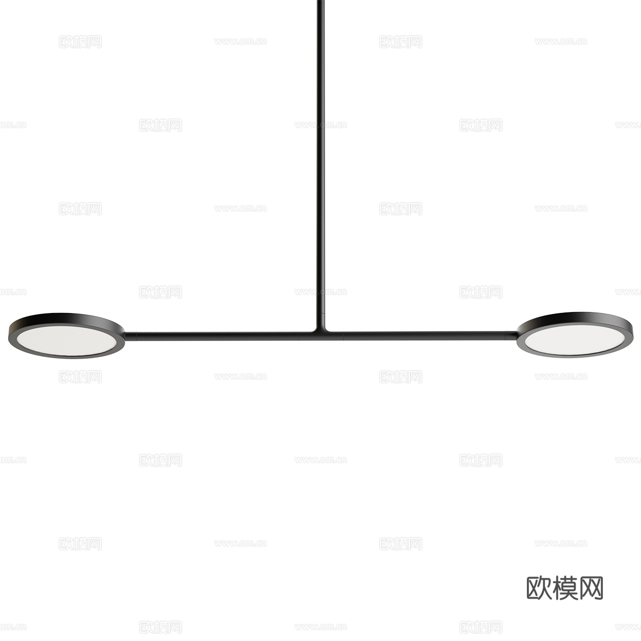 Discus 现代吊灯 极简吊灯 装饰吊灯 金属吊灯 多头吊3d模型