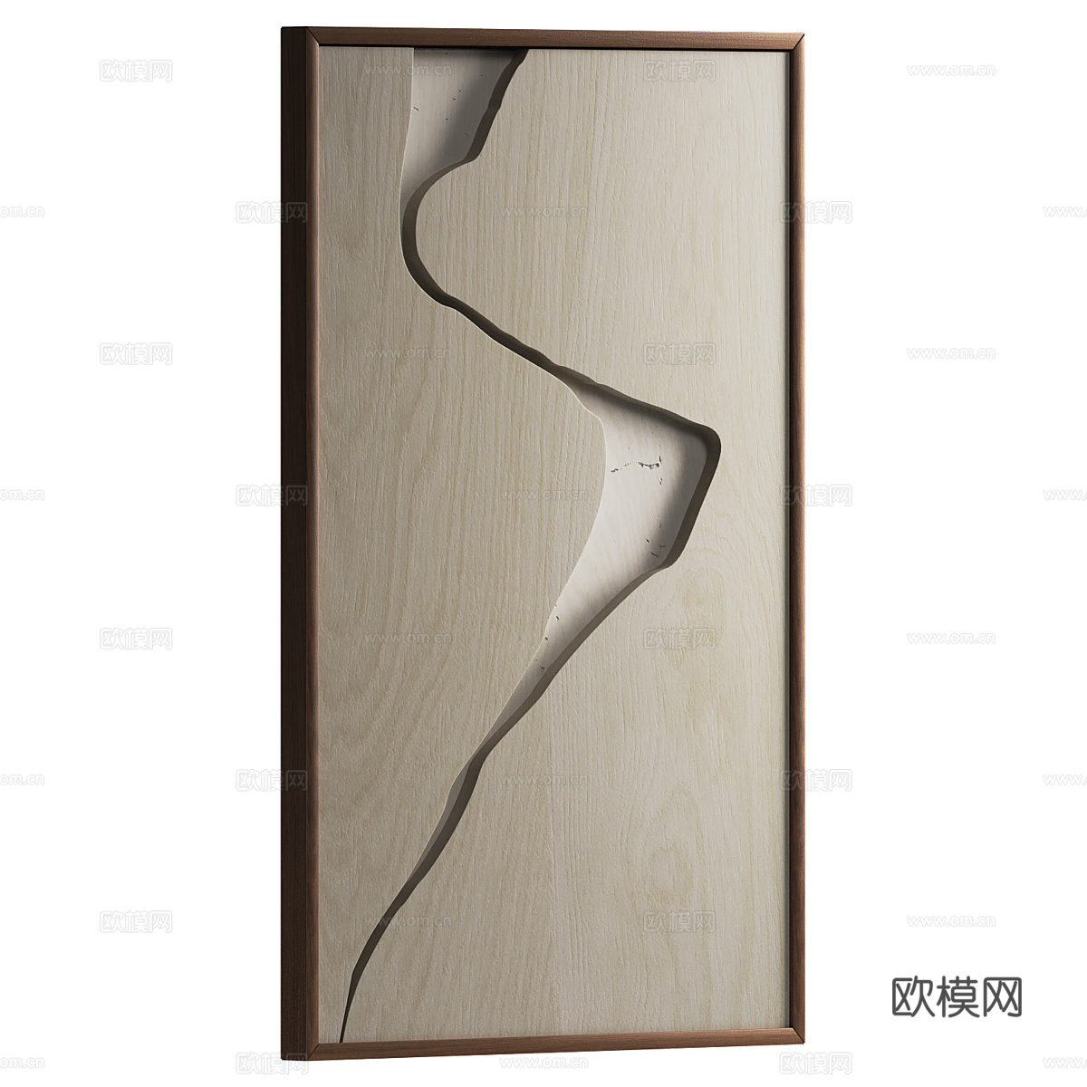新中式装饰挂画3d模型
