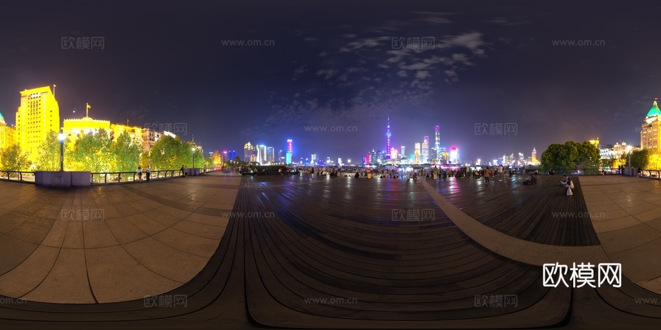 城市广场HDR贴图下载