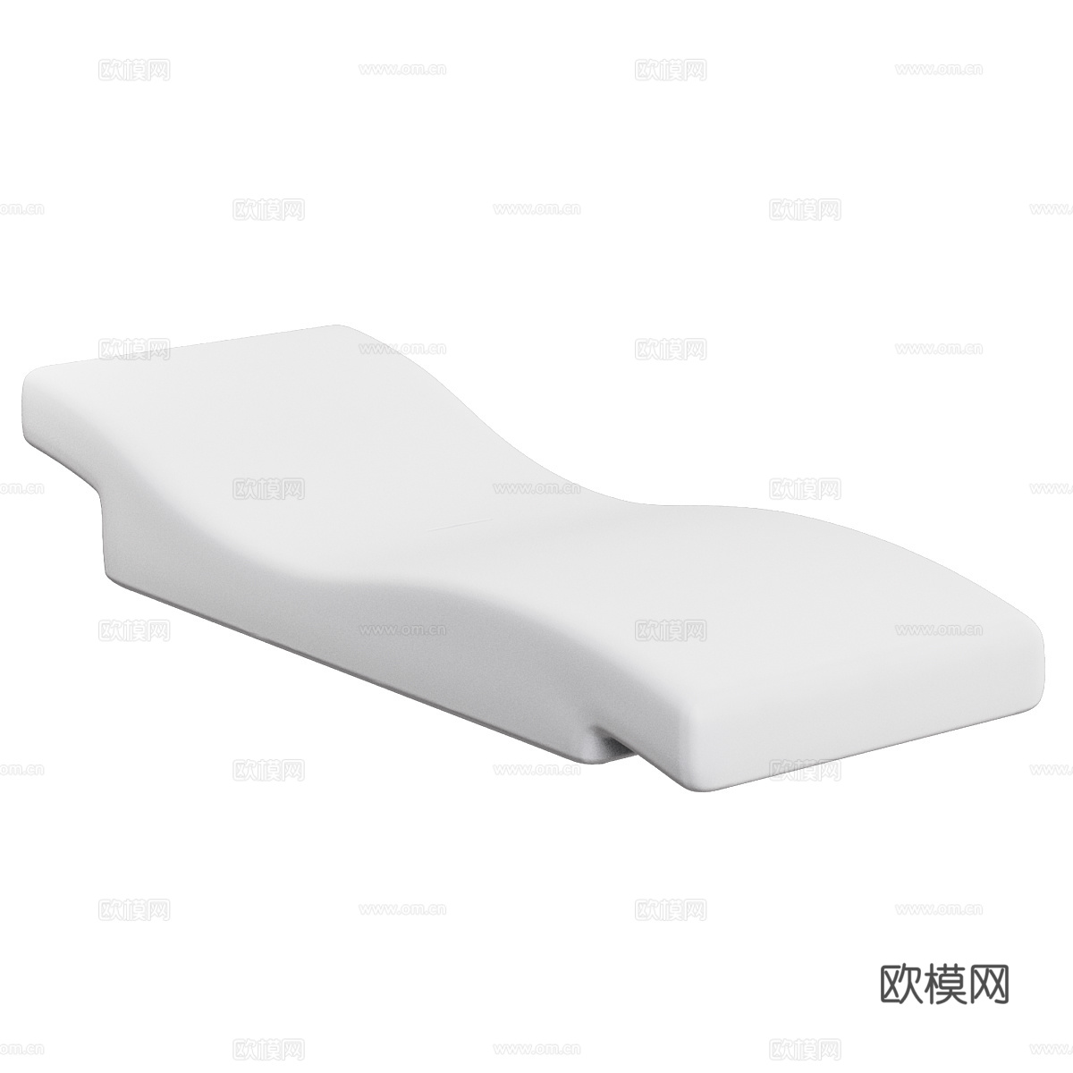 现代意式极简躺椅3d模型