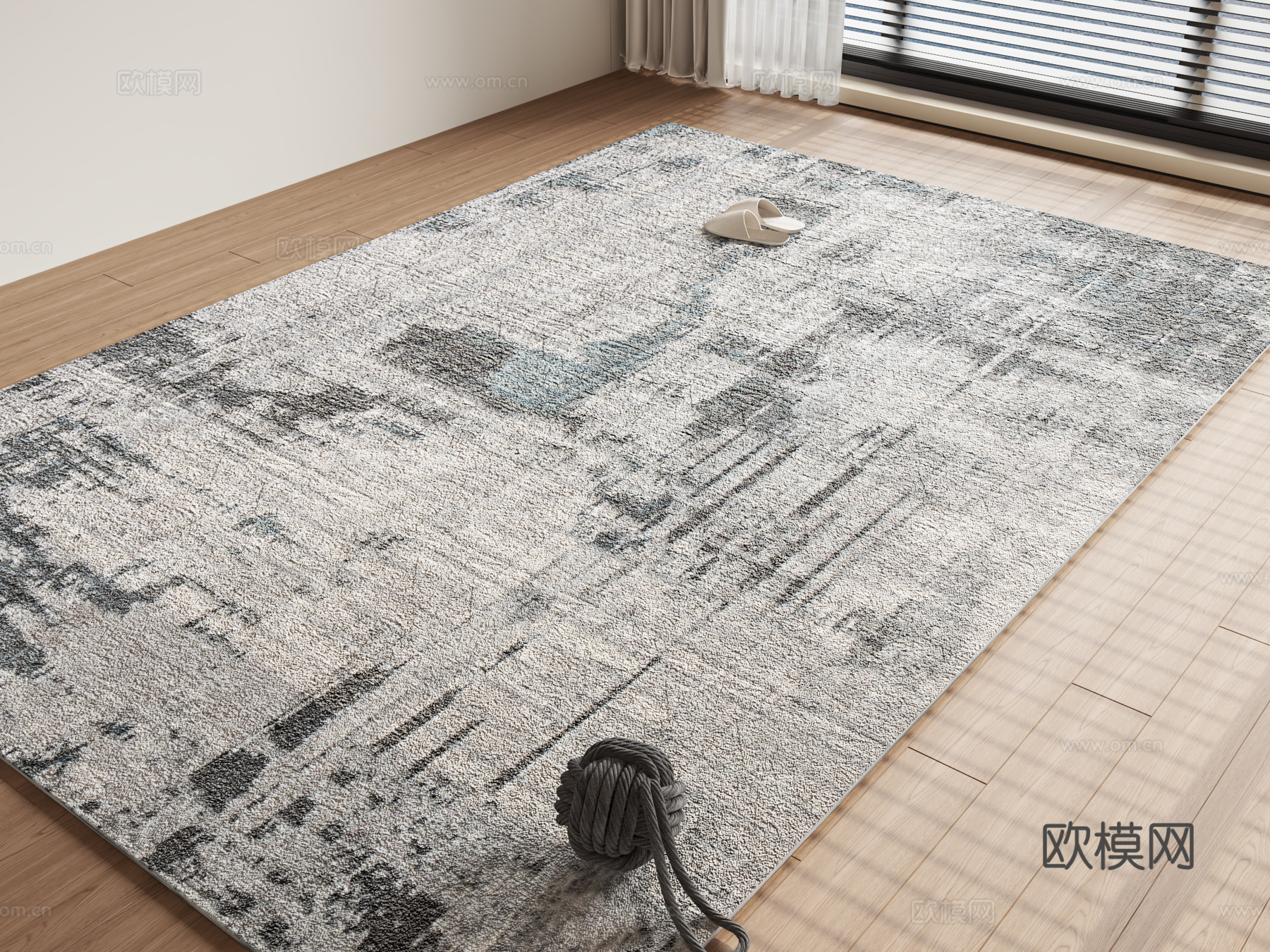现代风格地毯3d模型