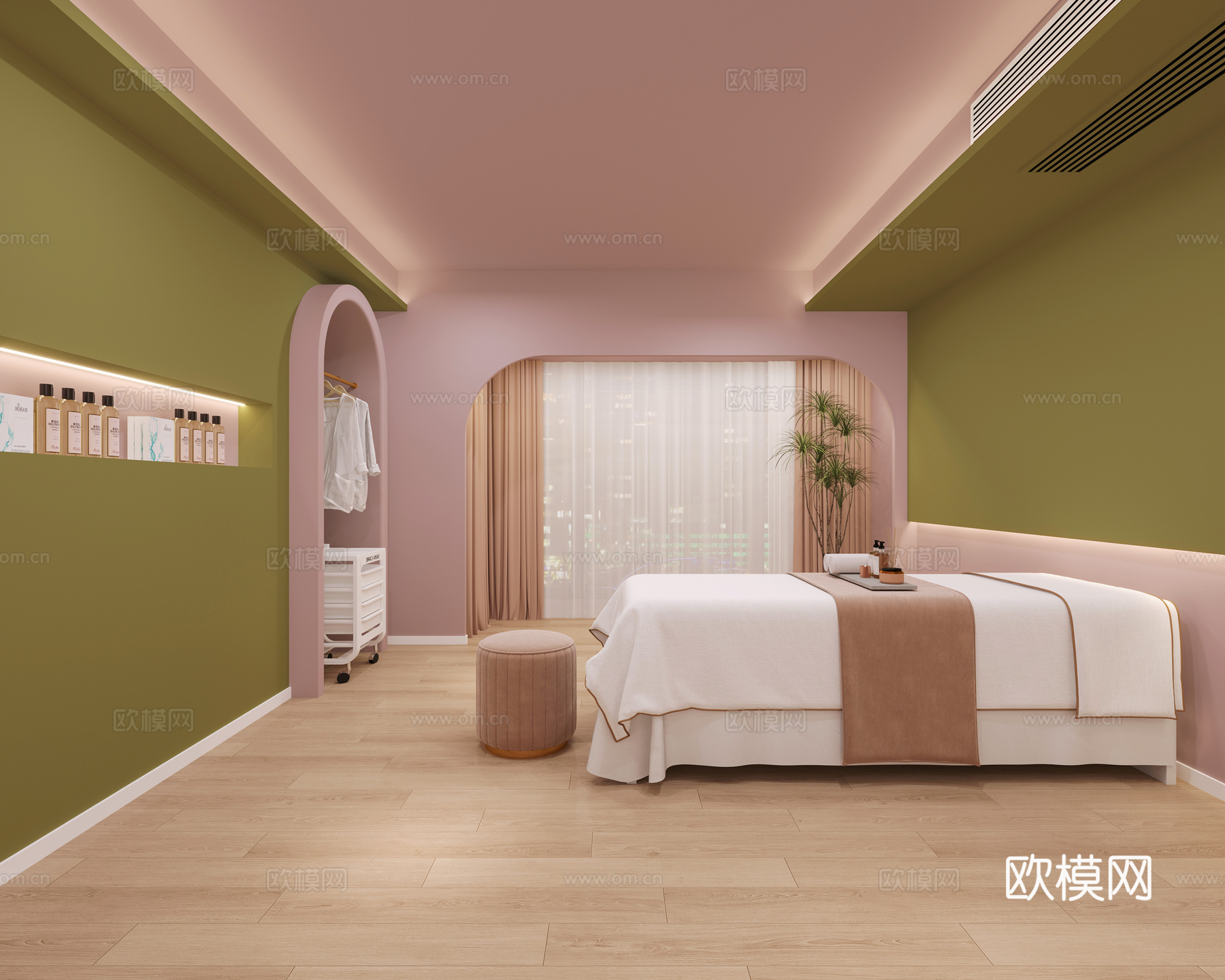 美容SPA包厢3d模型