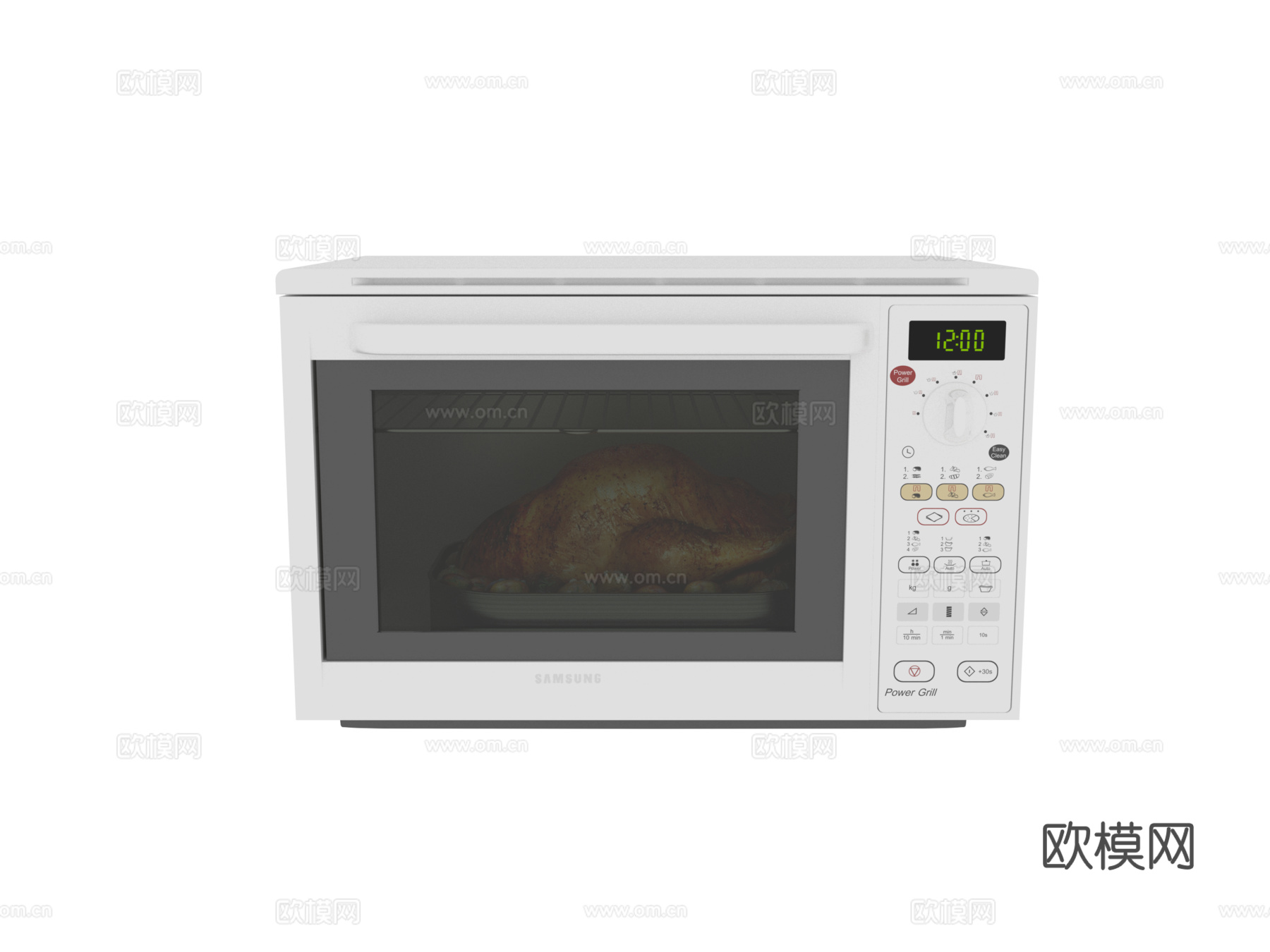 厨房家电 烤箱su模型