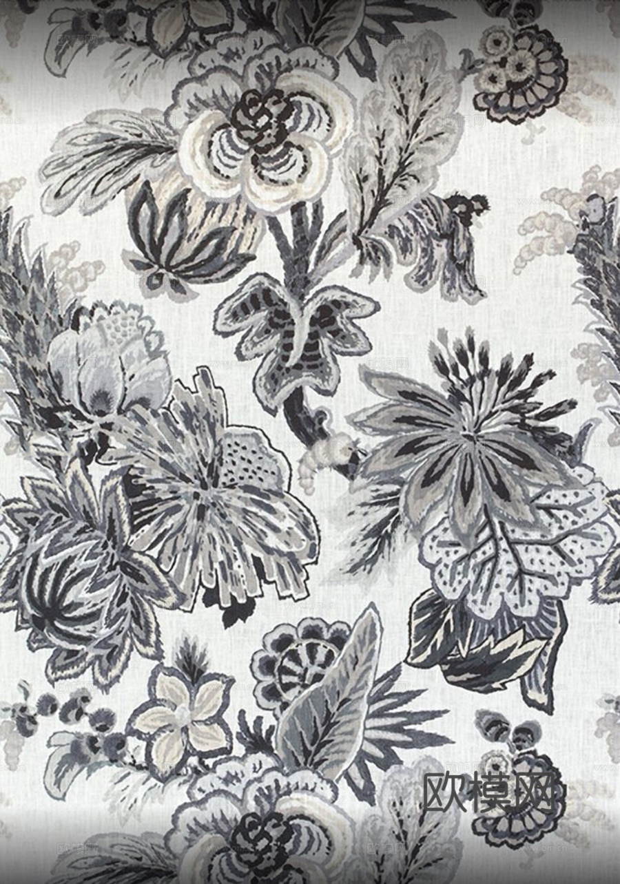 现代植物花卉挂画背景画
